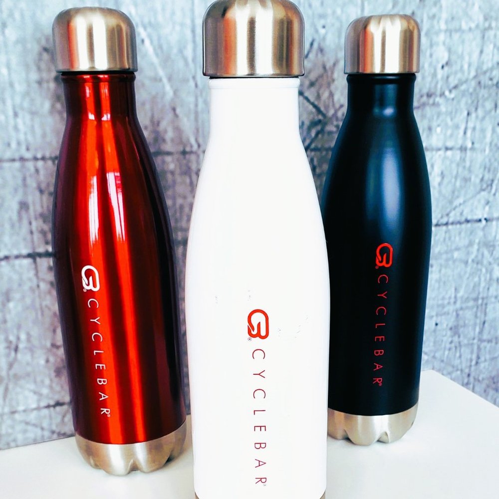 White Stainless Steel Bottle NEW